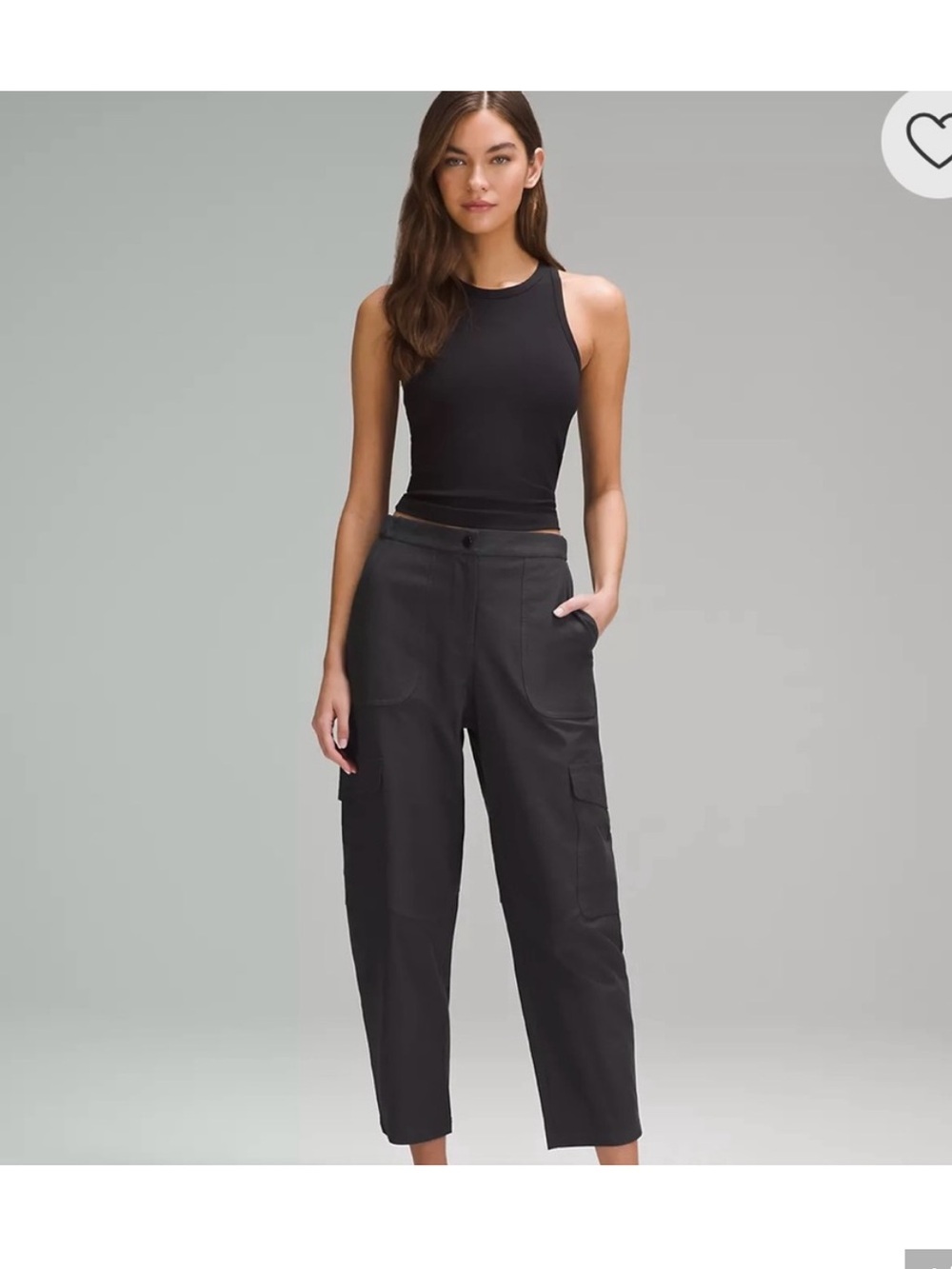 lululemon athletica Black Light Utilitech Cargo Pants — Cropped